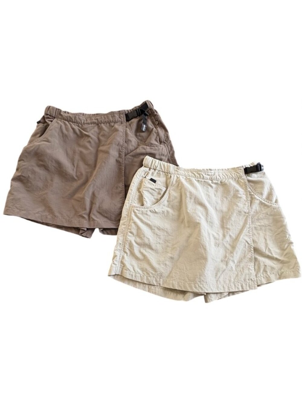 Columbia Skort Hiking Athletic Multi Pocket Adjustable Waist Set Of 2 Size XL